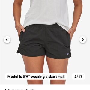 Women’s Patagonia Barely Baggie 2 1/2 shorts, size M